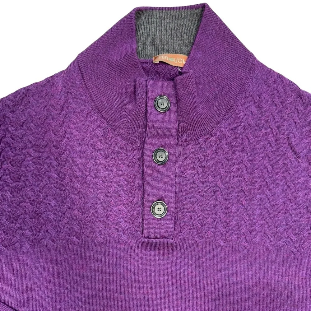 Per me Uomo cable knit